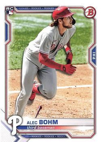 #2 Alec Bohm - Philadelphia Phillies - 2021 Bowman Baseball