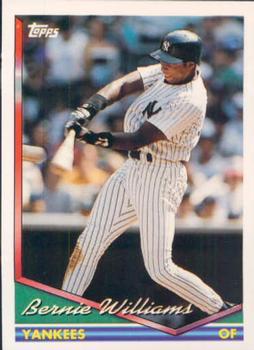 #2 Bernie Williams - New York Yankees - 1994 Topps Baseball