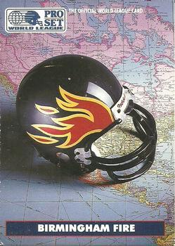 #2 Birmingham Fire - Birmingham Fire - 1991 Pro Set WLAF Football - Helmets