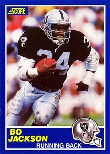 #2 Bo Jackson - Los Angeles Raiders - 1989 Score Football