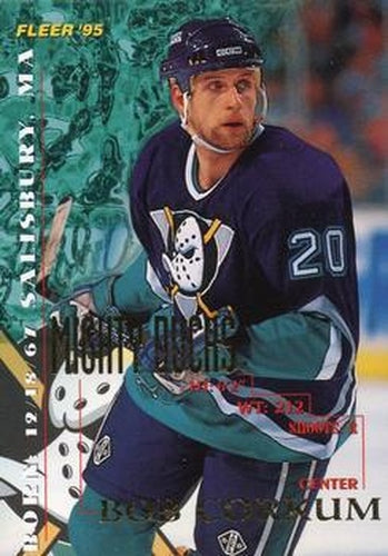 #2 Bob Corkum - Anaheim Mighty Ducks - 1994-95 Fleer Hockey