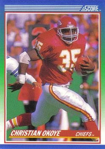 #2 Christian Okoye - Kansas City Chiefs - 1990 Score Football