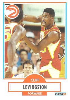 #2 Cliff Levingston - Atlanta Hawks - 1990-91 Fleer Basketball