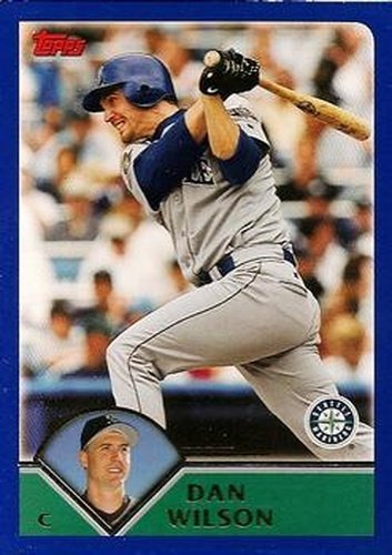 #2 Dan Wilson - Seattle Mariners - 2003 Topps Baseball