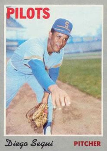 #2 Diego Segui - Seattle Pilots - 1970 Topps Baseball