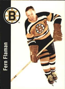 #2 Fern Flaman - Boston Bruins - 1994 Parkhurst Missing Link 1956-57 Hockey