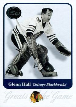 #2 Glenn Hall - Chicago Blackhawks - 2001-02 Fleer Greats of the Game Hockey