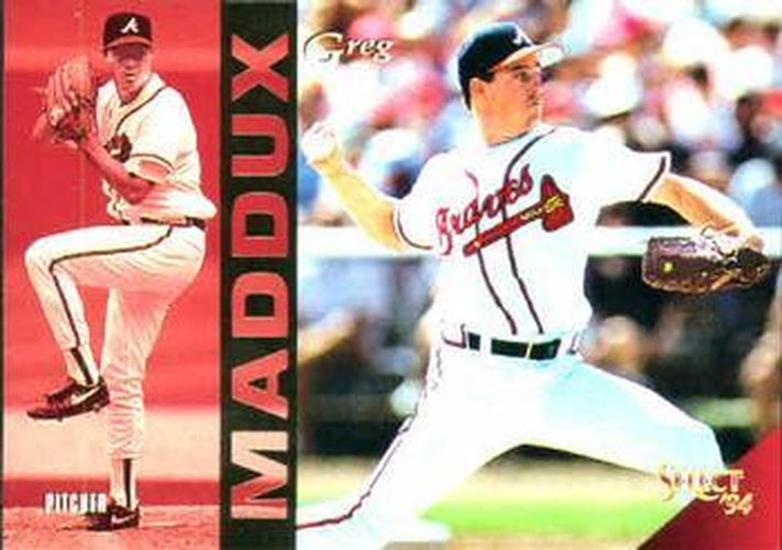 #2 Greg Maddux - Atlanta Braves - 1994 Select Baseball