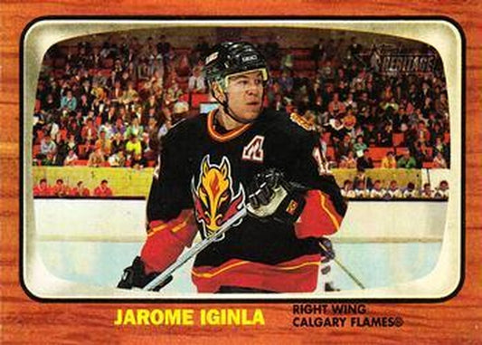 #2 Jarome Iginla - Calgary Flames - 2002-03 Topps Heritage Hockey