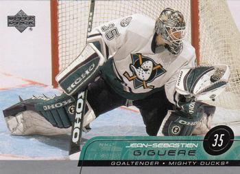 #2 Jean-Sebastien Giguere - Anaheim Mighty Ducks - 2002-03 Upper Deck Hockey