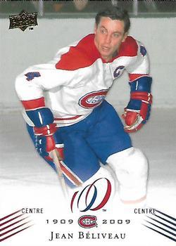#2 Jean Beliveau - Montreal Canadiens - 2008-09 Upper Deck Montreal Canadiens Centennial Hockey