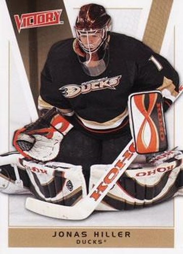 #2 Jonas Hiller - Anaheim Ducks - 2010-11 Upper Deck Victory Hockey