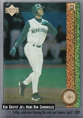 #2 Ken Griffey Jr. - Seattle Mariners - 1998 Upper Deck - Ken Griffey Jr.'s Home Run Chronicles Baseball