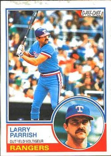 #2 Larry Parrish - Texas Rangers - 1983 O-Pee-Chee Baseball