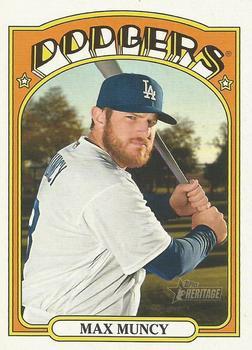 #2 Max Muncy - Los Angeles Dodgers - 2021 Topps Heritage Baseball