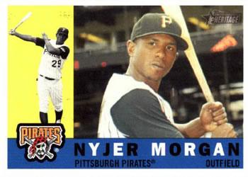 #2 Nyjer Morgan - Pittsburgh Pirates - 2009 Topps Heritage Baseball