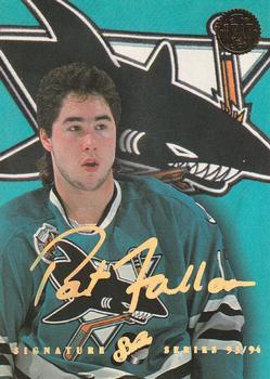 #2 Pat Falloon - San Jose Sharks - 1993-94 Leaf - Studio Signature Series Hockey