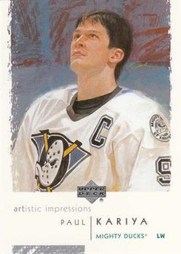 #2 Paul Kariya - Anaheim Mighty Ducks - 2002-03 UD Artistic Impressions Hockey
