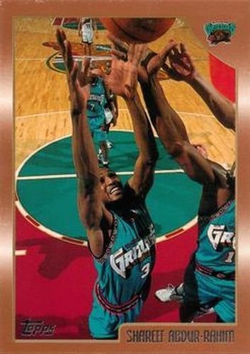 #2 Shareef Abdur-Rahim - Vancouver Grizzlies - 1998-99 Topps Basketball