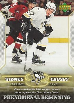 #2 Sidney Crosby - Pittsburgh Penguins - 2005-06 Upper Deck Phenomenal Beginning Hockey