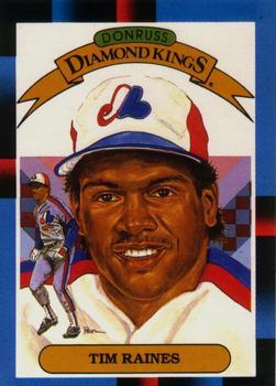 #2 Tim Raines - Montreal Expos - 1988 Leaf Baseball