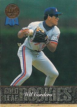 #2 Wil Cordero - Montreal Expos - 1993 Leaf Baseball - Gold Leaf Rookies