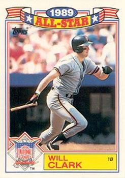 #2 Will Clark - San Francisco Giants - 1990 Topps Baseball - Glossy All-Stars