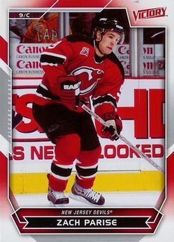 #2 Zach Parise - New Jersey Devils - 2007-08 Upper Deck Victory Hockey