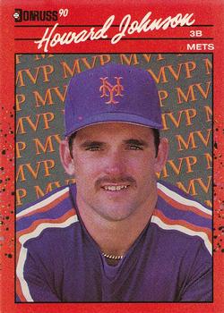 #BC-2 Howard Johnson - New York Mets - 1990 Donruss Baseball - Bonus MVP's