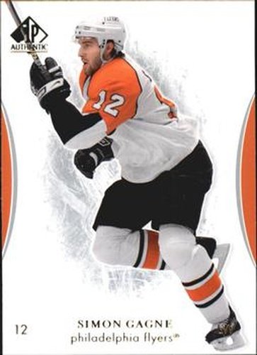 #2 Simon Gagne - Philadelphia Flyers - 2007-08 SP Authentic Hockey