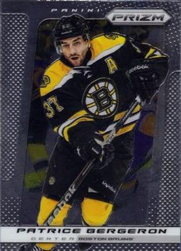 #2 Patrice Bergeron - Boston Bruins - 2013-14 Panini Prizm Hockey
