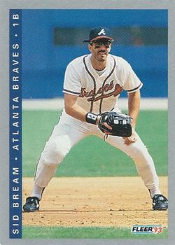 #2 Sid Bream - Atlanta Braves - 1993 Fleer Baseball