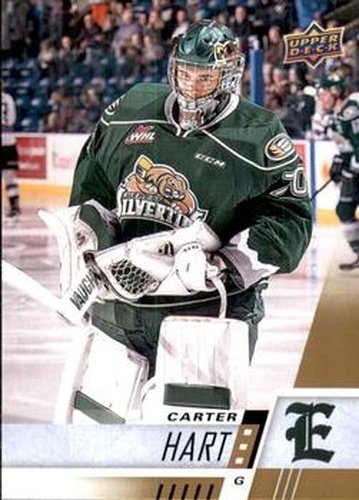 #2 Carter Hart - Everett Silvertips - 2017-18 Upper Deck CHL Hockey
