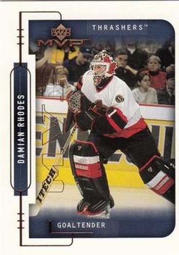 #2 Damian Rhodes - Atlanta Thrashers - 1999-00 Upper Deck MVP Hockey