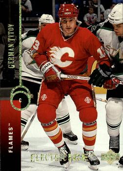 #2 German Titov - Calgary Flames - 1994-95 Upper Deck Hockey - Electric Ice