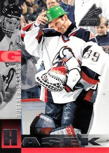 #2 Dominik Hasek - Buffalo Sabres - 1997-98 Pinnacle Inside Hockey