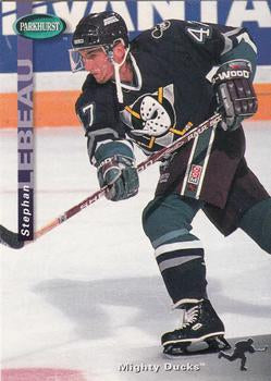 #2 Stephan Lebeau - Anaheim Mighty Ducks - 1994-95 Parkhurst Hockey