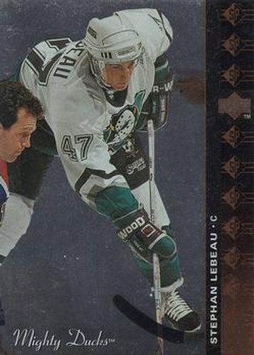 #SP-2 Stephan Lebeau - Anaheim Mighty Ducks - 1994-95 Upper Deck Hockey - SP
