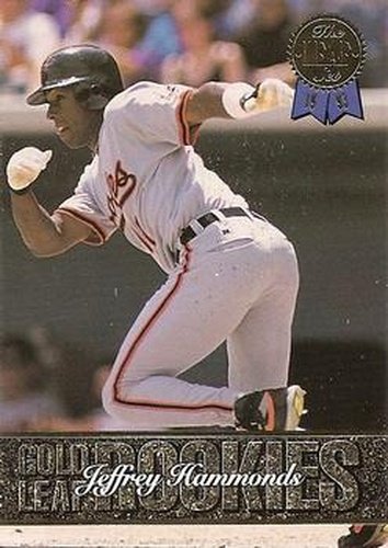 #2 Jeffrey Hammonds - Baltimore Orioles - 1993 Leaf Baseball - Gold Leaf Rookies Update