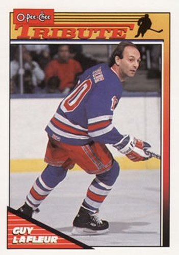 #2 Guy Lafleur - New York Rangers - 1991-92 O-Pee-Chee Hockey