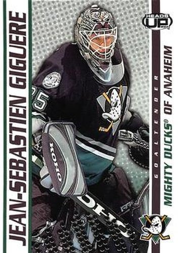 #2 Jean-Sebastien Giguere - Anaheim Mighty Ducks - 2003-04 Pacific Heads Up Hockey