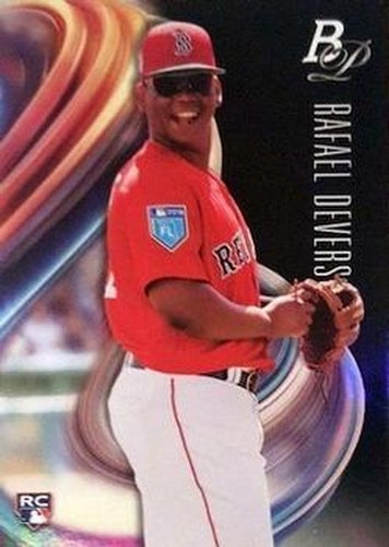 #2b Rafael Devers - Boston Red Sox - 2018 Bowman Platinum Baseball