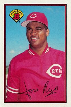 #300 Jose Rijo - Cincinnati Reds - 1989 Bowman Baseball