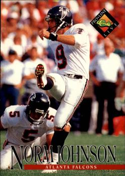 #300 Norm Johnson - Atlanta Falcons - 1994 Pro Line Live Football