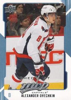 #300 Alexander Ovechkin - Washington Capitals - 2008-09 Upper Deck MVP Hockey