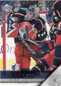 #300 Pascal Leclaire - Columbus Blue Jackets - 2005-06 Upper Deck Hockey