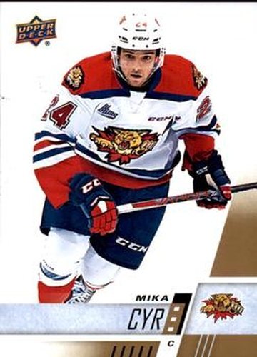 #300 Mika Cyr - Moncton Wildcats - 2017-18 Upper Deck CHL Hockey