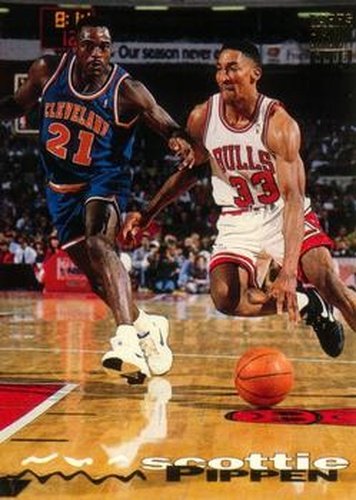 #300 Scottie Pippen - Chicago Bulls - 1993-94 Stadium Club Basketball