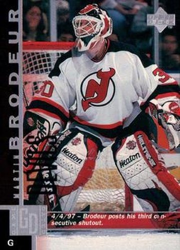 #300 Martin Brodeur - New Jersey Devils - 1997-98 Upper Deck Hockey