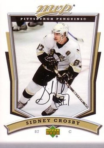 #300 Sidney Crosby - Pittsburgh Penguins - 2007-08 Upper Deck MVP Hockey